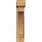 Ekena Millwork Imperial Block Rough Sawn Bracket w/ Offset Brace, Western Red Cedar, 6"W x 22"D x 30"H BKT0604X22X30IMP05RWR - alternate 3